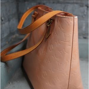 Louis Vuitton patent leather handbag